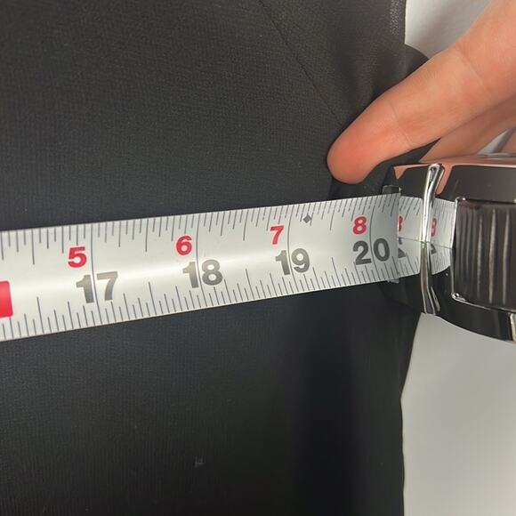 Patterson J. Kincaid Black & Cream Romantic bell sleeve blouse - Picture 7 of 8